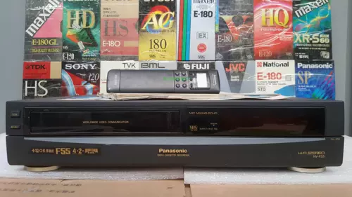 Panasonic F55 Video Recorder vhs старый видеорегистратор Panasonic F55 Stereo шесть магнитных голов
