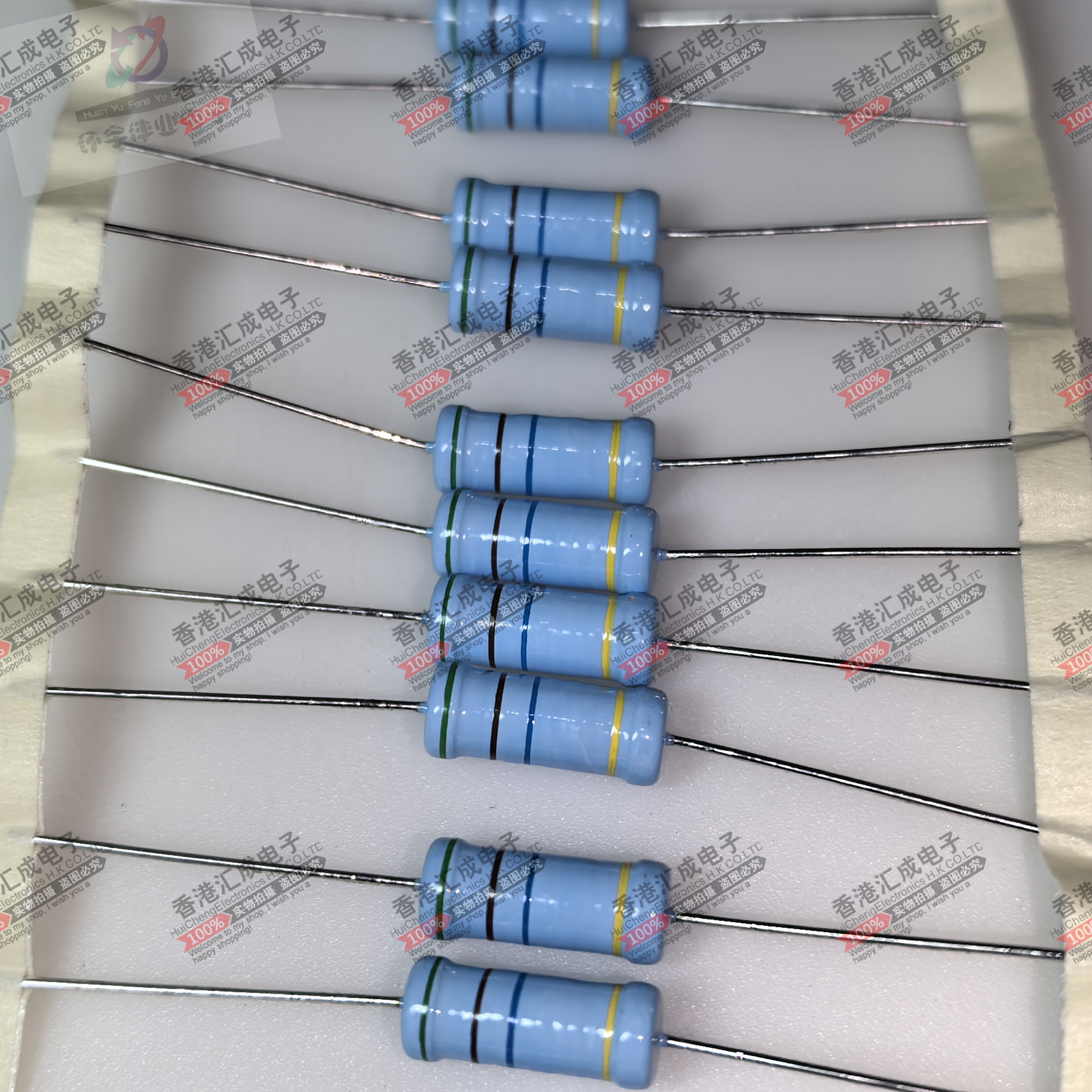 VR68000005105JAC00 51MOHM 1W 5% 直插金属膜电阻 全新原装订货