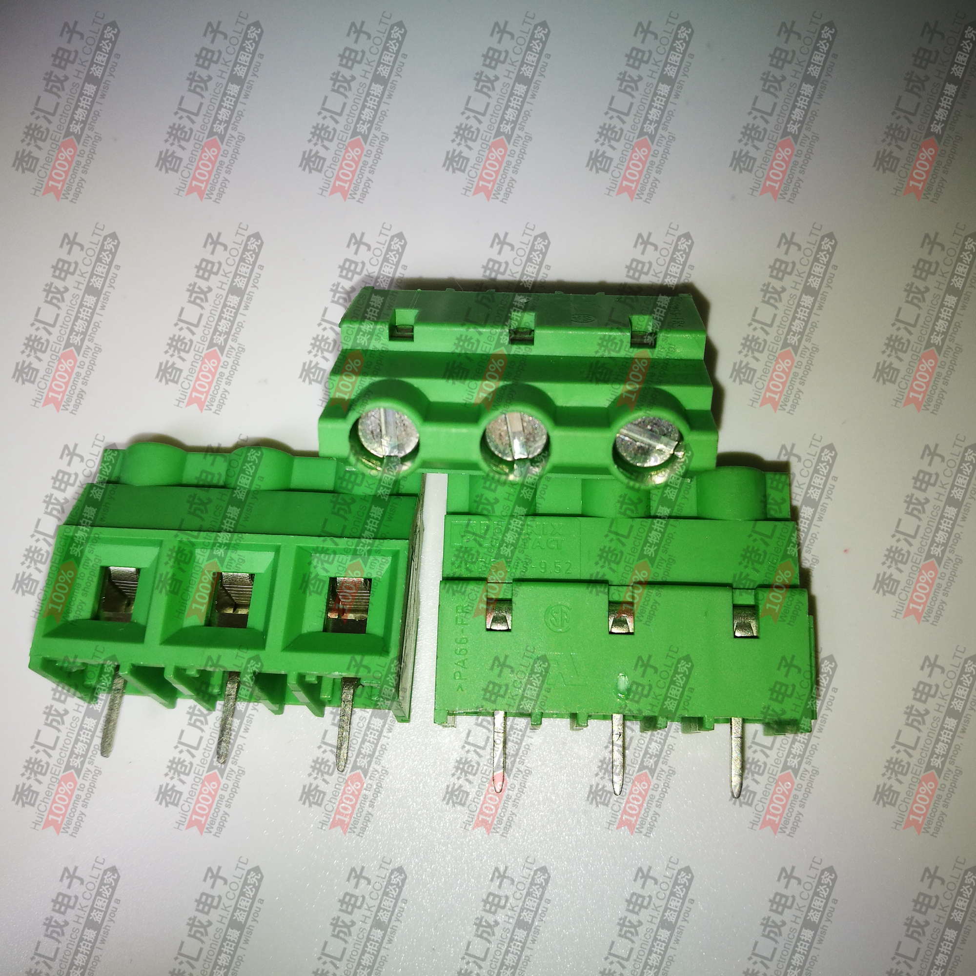 1714984 3P 9.52MM 接线端子连接器 全新原装订货