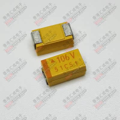 TAJC106K035RNJ  10UF 35V 106C 106K  6032 SMD 贴片钽电容 原装