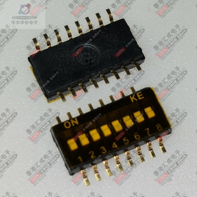 DSHP08TSGER 1.27MM 微型8位拨码开关 拨档开关 全新原装