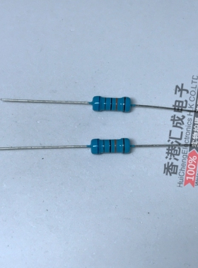 680K 1W 1% 金属膜电阻 DIP2 国产原装 200个总10
