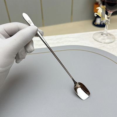 304不锈钢长柄甜品勺搅拌勺