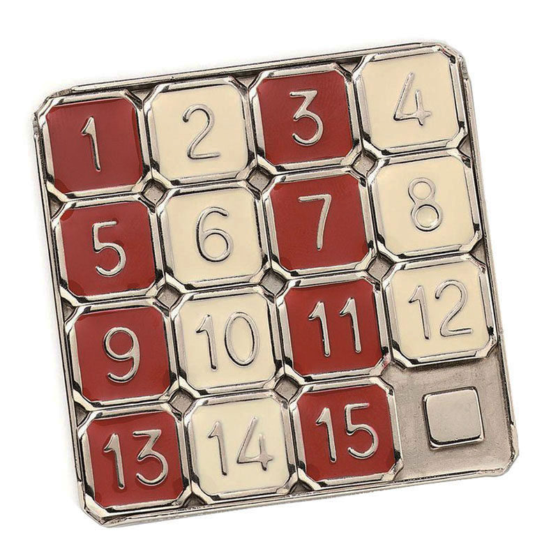 Thinkfun新想法Fifteen15 Puzzle数字华容道金属拼图滑动益智玩具