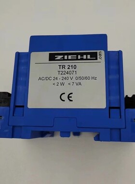 ZIEHL tr210温度控制继电器 TR210 T224071德国全新现货顺丰包邮