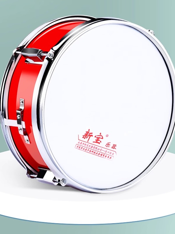 新宝铝合金不锈钢红色双音小军鼓