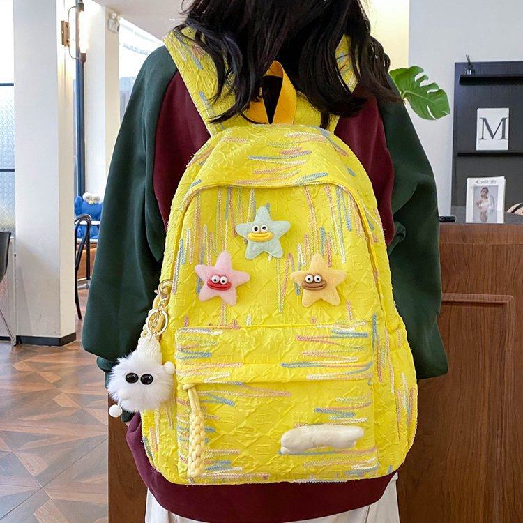 新款高颜值日系书包大学生ins可爱大容量软妹少女双肩包百搭背包,文具电教/文化用品/商务用品,学生书包,淘宝优惠券,粉丝福利购,淘宝优惠卷