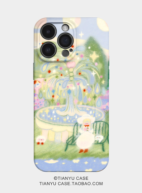 花泉仙踪 铅笔画适用iPhone16/15promax手机壳华为p70/p80pro小米15一加ACE3V软opporeon12荣耀X60/VIVOX200