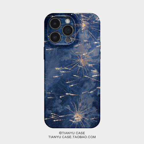星空烟花 创意 适用iPhone17/16promax手机壳华为p70/p80pro小米17/15pro一加ACE3V软opporeon14/VIVOX200