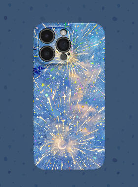 星空烟火 艺术创意适用iPhone16/15promax手机壳华为pura70小米15畅享70opporeon12一加ACE3V荣耀X60荣耀300