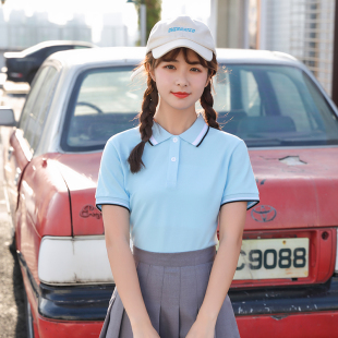 幼儿园老师园服幼师服套装短袖职业培训机构工装教师工作服女夏装