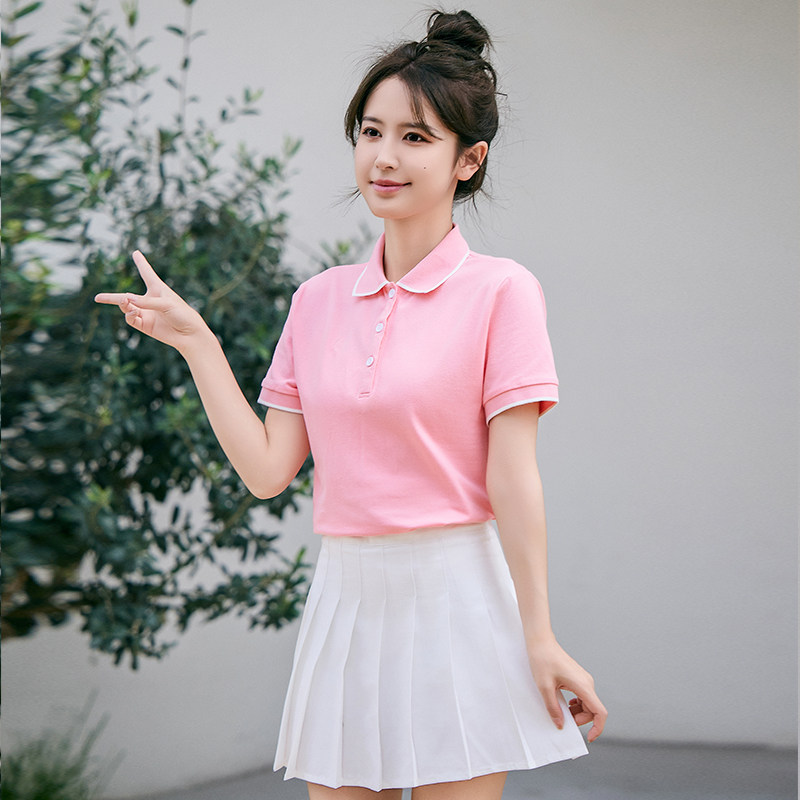 夏季幼儿园老师园服纯棉时尚短袖百褶裙套装早教托育机构教师工衣