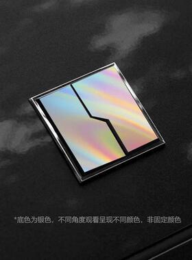 领克01020305080900706Z20Z10标志贴改装饰七彩镭射变色龙标志贴