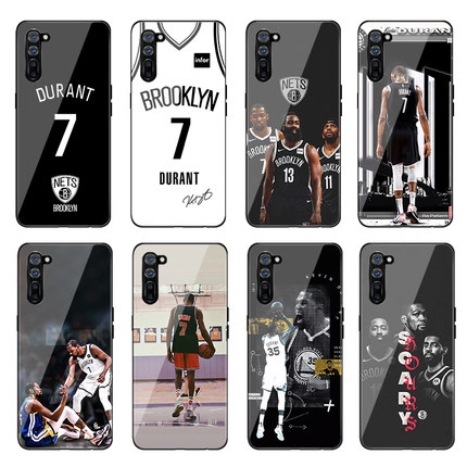 杜兰特适用Reno3/4pro手机壳oppo k7x/4se/a8玻璃套/a11/a52篮网5