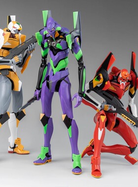 现货 YOLOPARK 新世纪福音战士 AMK EVA 01 初号机 拼装模型手办