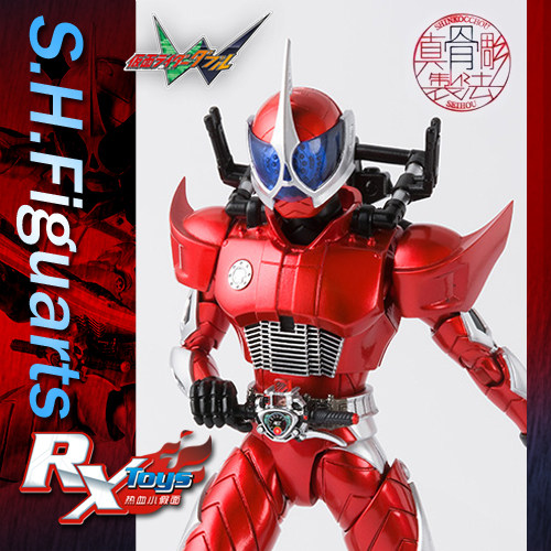 可动shf万代真骨雕假面骑士Accel
