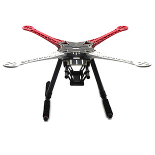 S500四轴航拍机架简易脚架170固定起落架PCB沉金版 轴距500MM中性