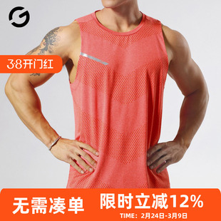 t恤男士专业跑步背心篮球运动坎肩马拉松田径套装健身训练服上衣