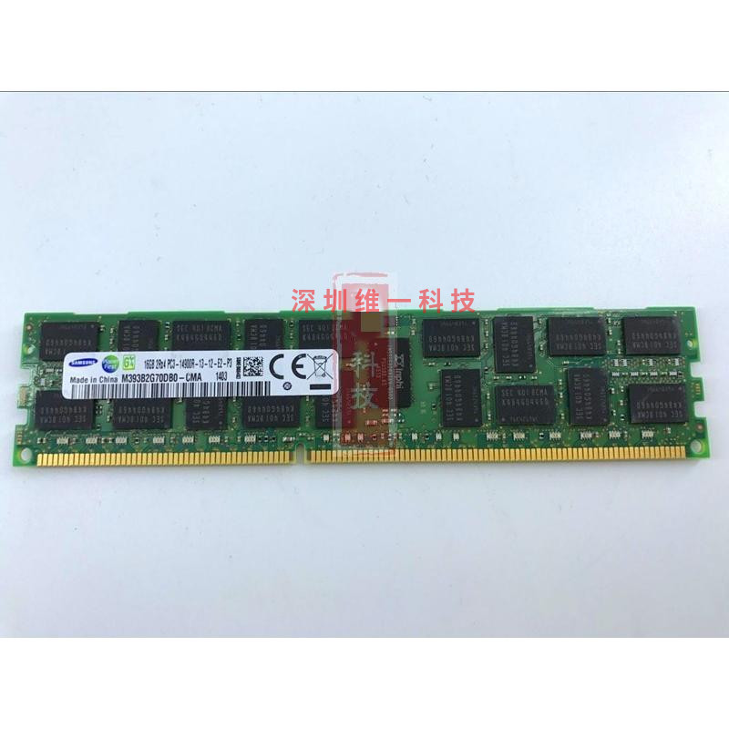 三星原厂16G 2Rx4 DDR3 1866 PC3-14900R 16GB服务器内存ECC REG 电脑硬件/显示器/电脑周边 内存 原图主图