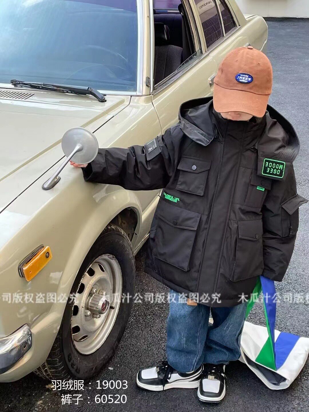 冬季秒杀新款男童中大童潮童加厚保暖连帽羽绒服外套90白鸭绒外套