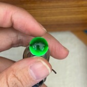 翡翠墨翠13m单珠 3980一颗 ​