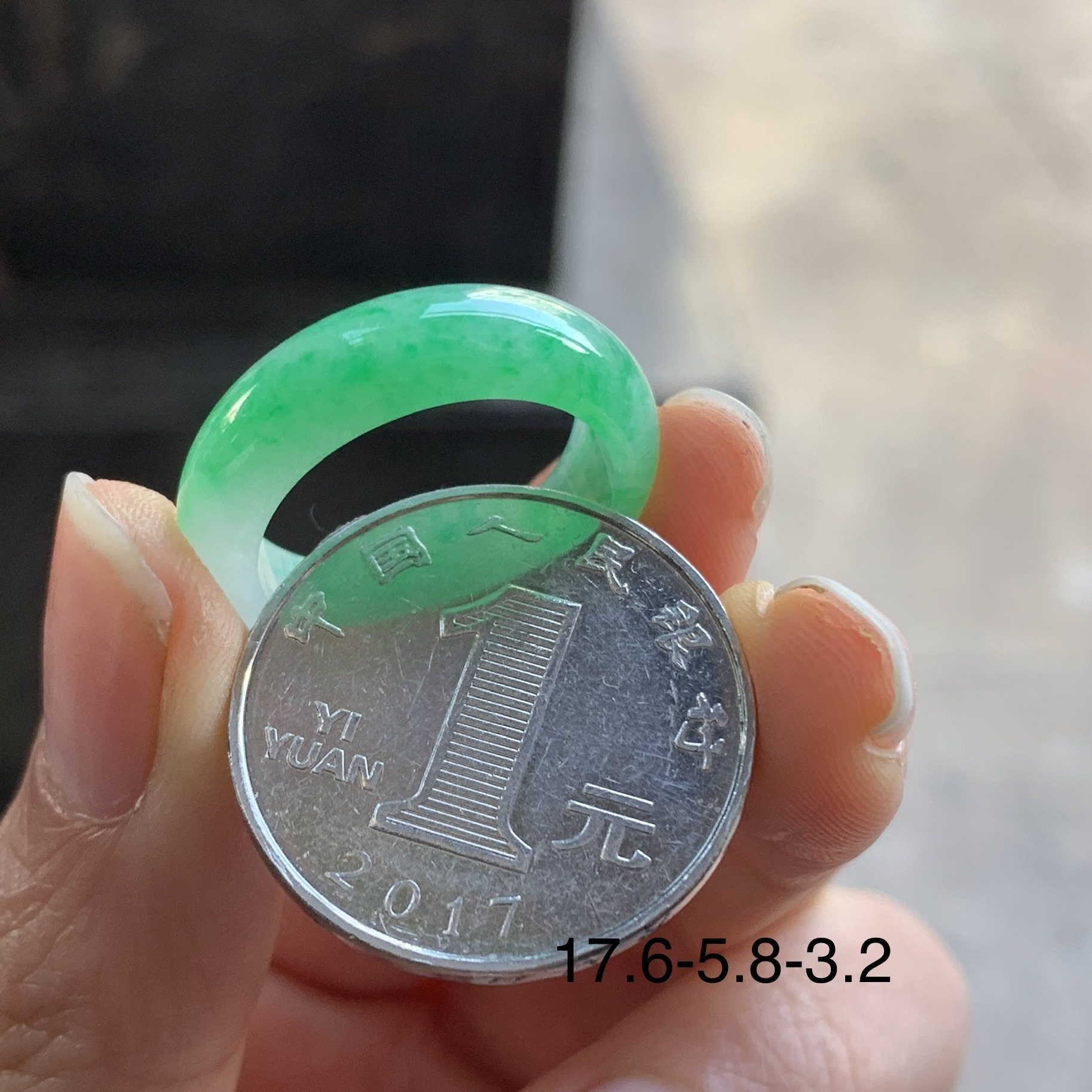 翡翠冰种阳绿色指环 15号,珠宝/钻石/翡翠,戒指/指环,淘宝优惠券,粉丝福利购,淘宝优惠卷