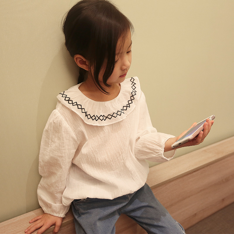 Chemise fille à manche longue - Ref 2085523 Image 4