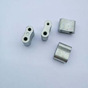 木柄链条钢丝款链条火柴枪洋火枪配件8字头枪头锌合金铸造插火柴