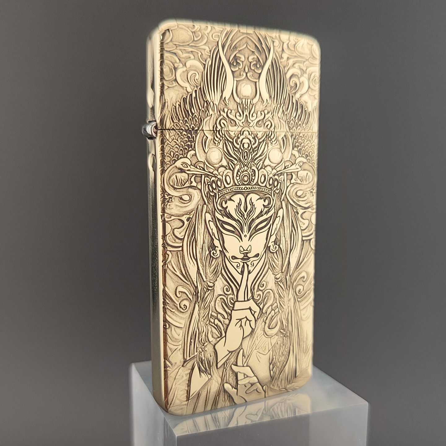 佐罗超薄款ZC5煤油打火机加长版610大容量大角度铰链紧密黄铜内胆