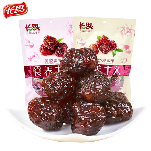 长思阿胶蜜枣235g阿胶枣水晶蜜枣去核金丝红枣贡枣喜糖枣山东特产 - 封面