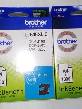 兄弟LC549XLBK黑色墨盒 LC545XL彩色墨盒 适用于J100 J105 J200