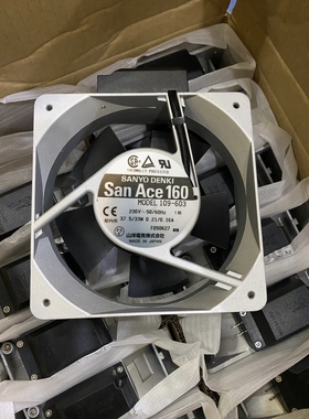 原装正品三洋SANACE160铝框风机109-601/602/603/641/642交流风扇