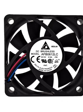 AFB0612LC-F00 0.12A 12V 6013 原装低转速台达散热风扇