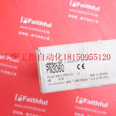 议价 PN3060 易福门全新压力传感器 PN-600-SBR14-KFPKG/U现货