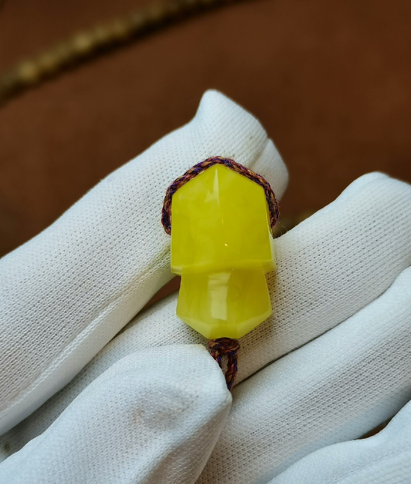天然原矿蜜蜡直切小三通佛头金白花蜡原皮藏式分体三通花蜡原皮