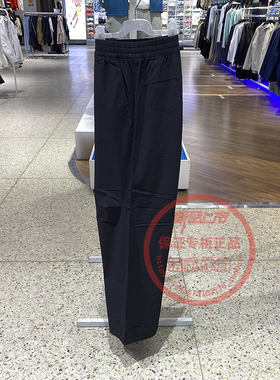 MLB男女裤子2026春季新款运动休闲透气宽松直筒梭织长裤3AWPB0263