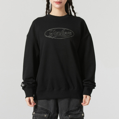 MLB情侣圆领卫衣男女宽松套头衫