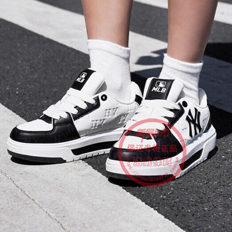 MLB学长鞋男女鞋2025新款NY印刻老花厚底运动休闲鞋板鞋3ASXM075N,运动鞋new,运动休闲鞋,淘宝优惠券,粉丝福利购,淘宝优惠卷
