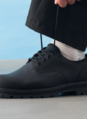 添柏岚男鞋2025新品户外抓地时尚通勤商务皮鞋低帮休闲鞋A69T9W02