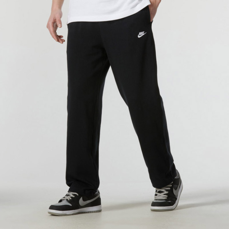 耐克男裤透气宽松直筒裤针织长裤