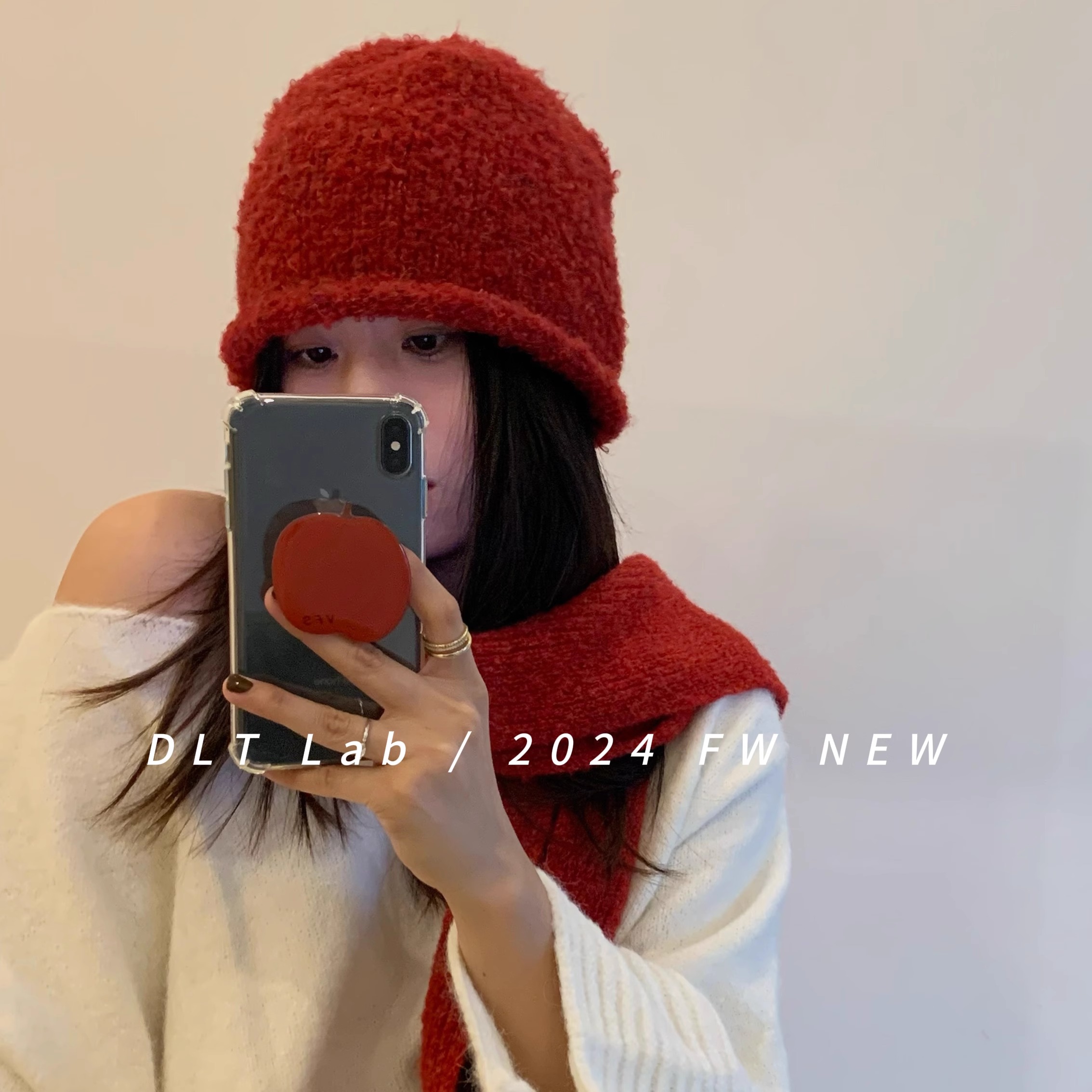 出游帽子堆堆帽女自制圈圈纱秋冬