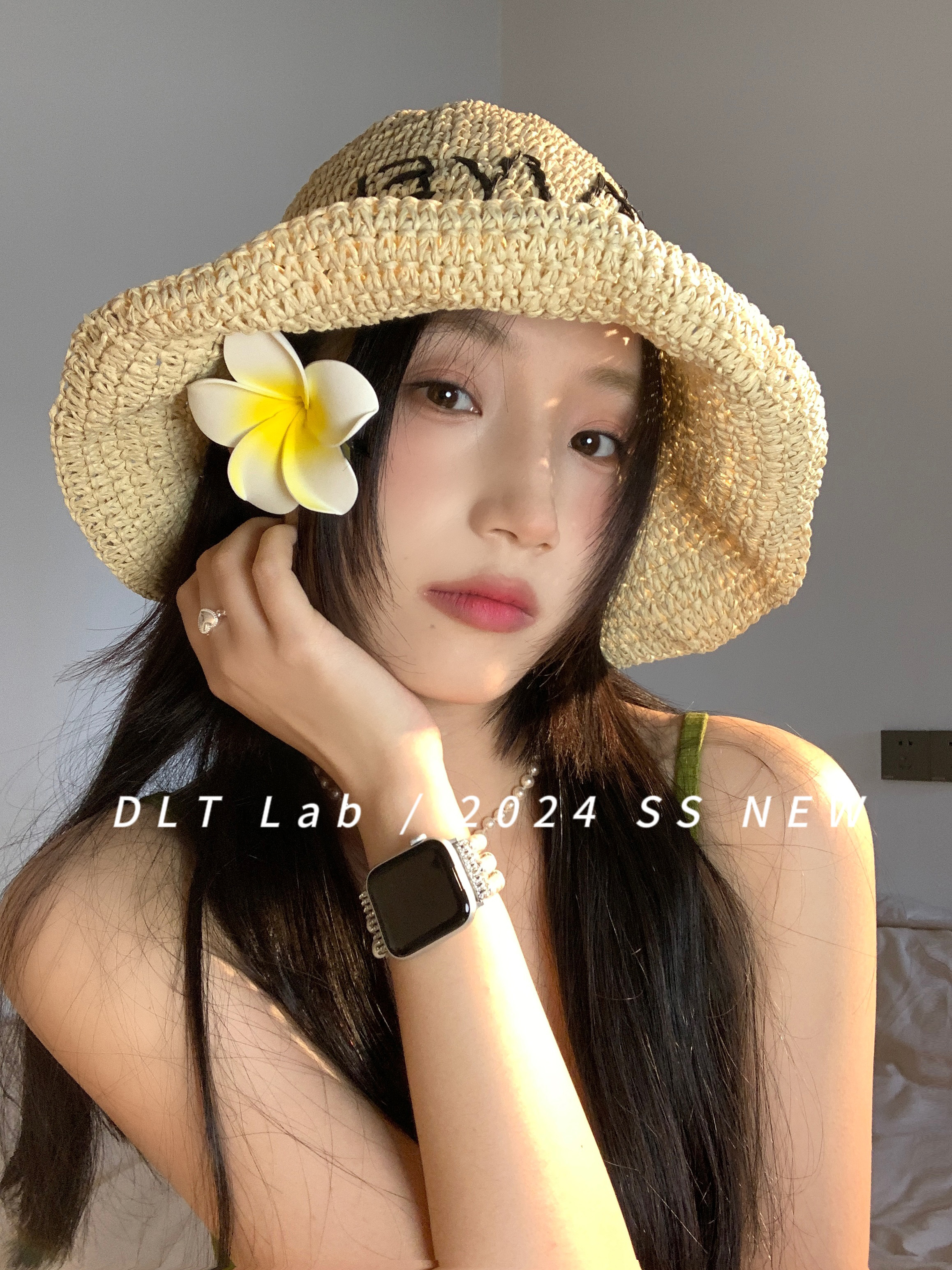 海边遮阳草帽女防晒大牌春夏