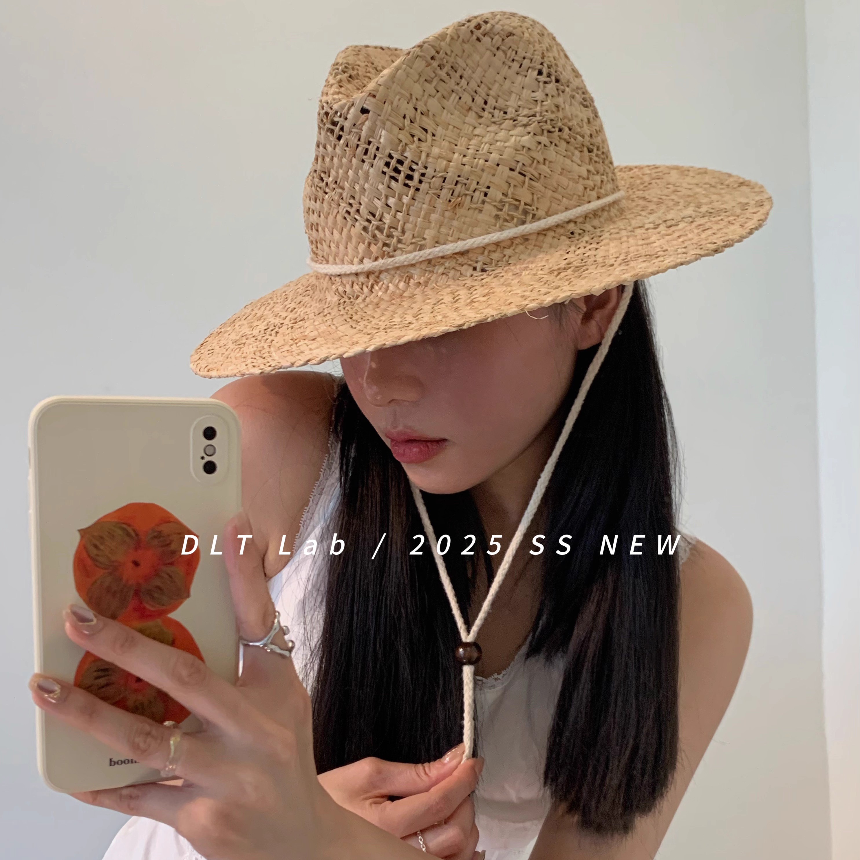 DLTLab丁老头2025新品春夏拉菲草草编帽女出游度假防晒氛围感礼帽