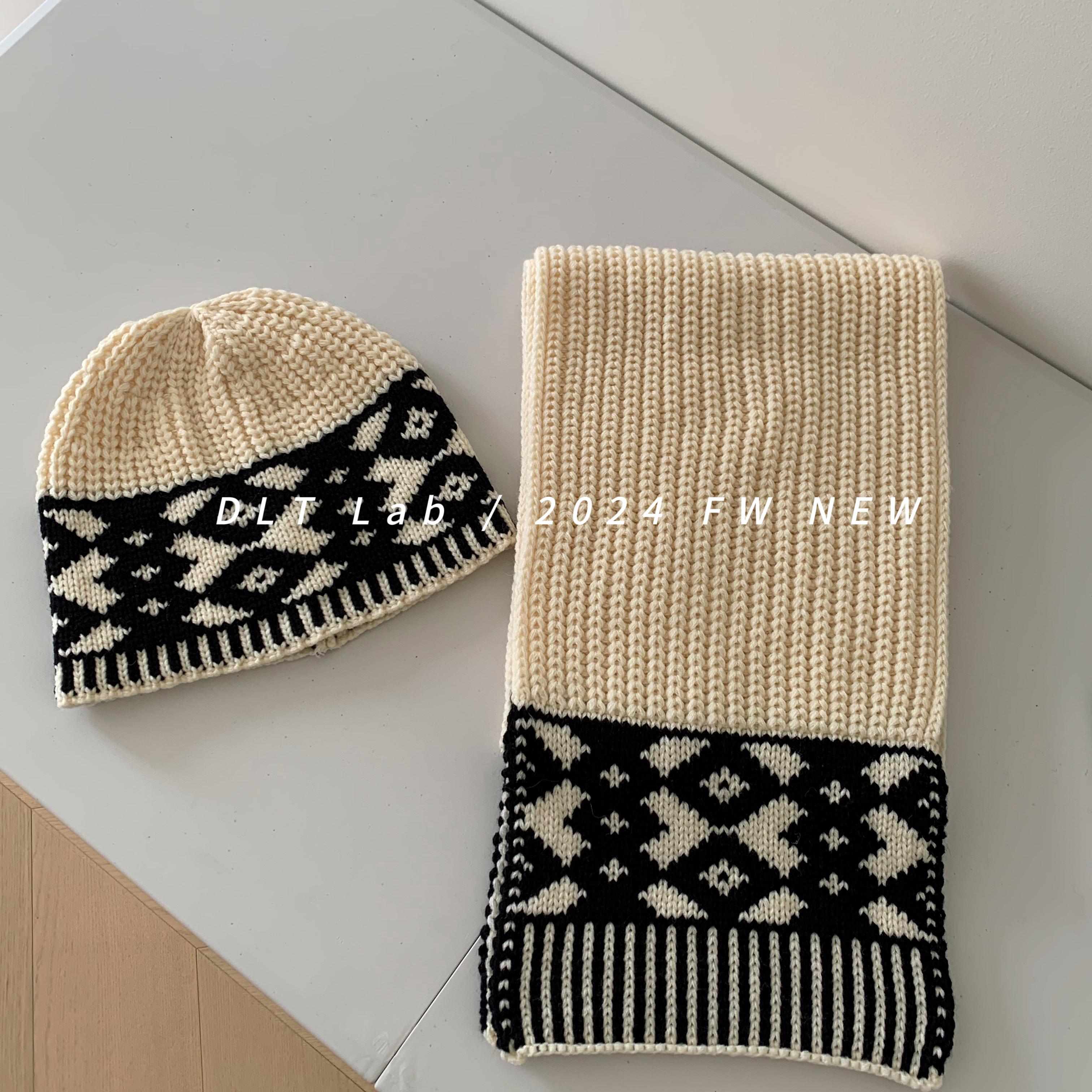 冷帽24新款百搭针织街头秋冬