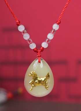 生肖夜光涵冰手工珠子男女琉璃