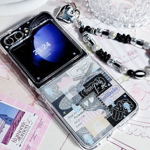 motorazr50u purax少女心vivox荣耀V小米mixflip 梦幻星空三星zflip6 5小折叠滴胶手机硬壳oppoN3华为pocket2