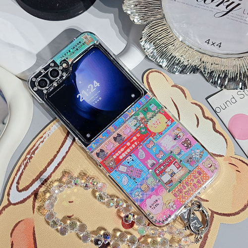 可爱日式小狗小折叠滴胶手机壳