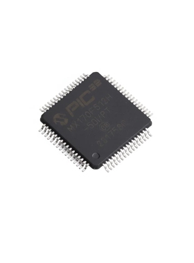 原装正品 PIC32MX170F512H-50I/PT TQFP-64 32位微控制器