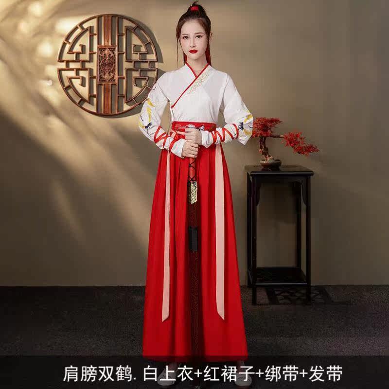 FENGEDUN女侠风古装汉服武侠风服装女侠客学生班服中国风交领齐腰使用感如何?
