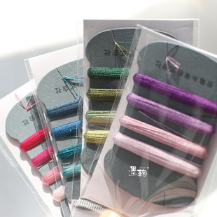 日本金龟KINKAME优质真丝线细线指贯线小手鞠线每个颜色10米diy